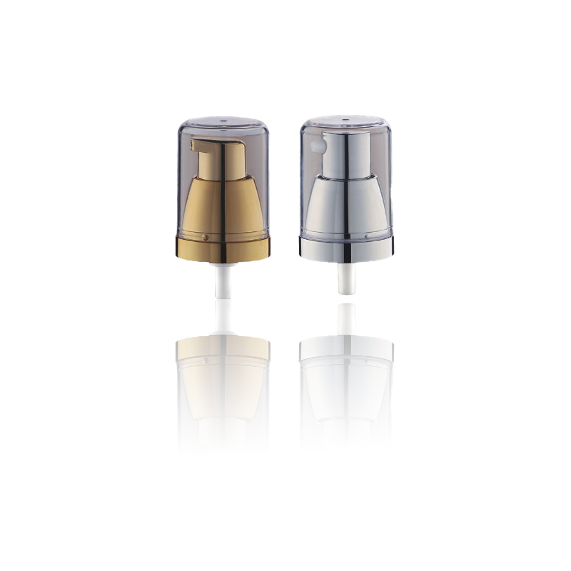 Naka-streamline na cosmetic pump head Liquid Distributor-HY18A-07