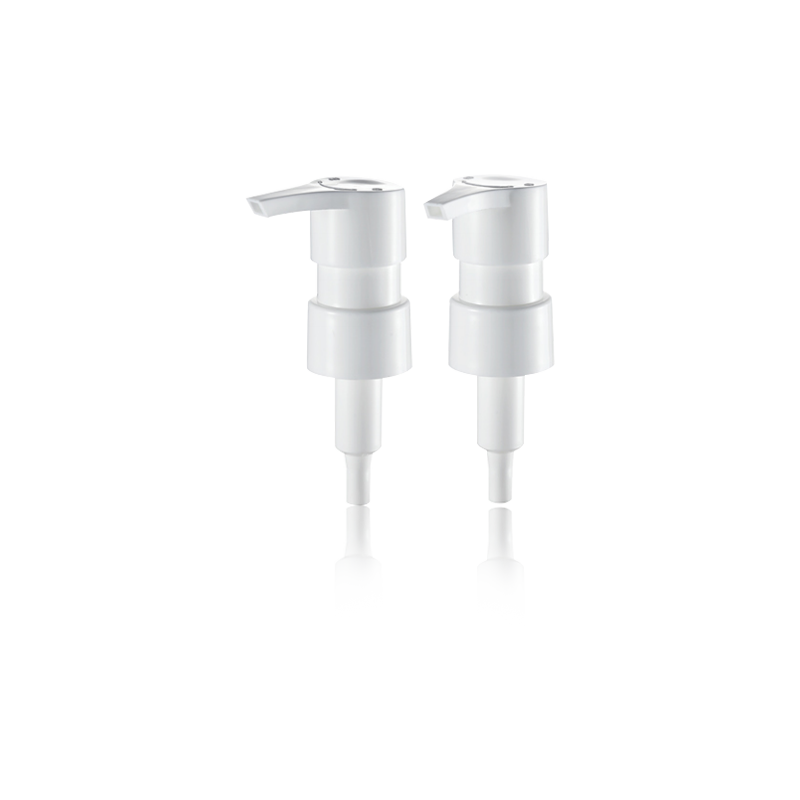 Crystal clear cosmetic pump head Liquid Distributor-HY24A-66