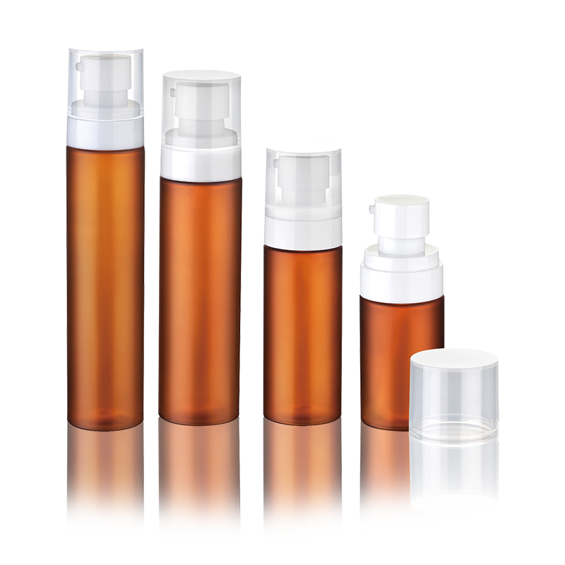 40ML-100ML Light luxury high-grade amber Pet/Petg Liquid Bottle Series-HS-P01