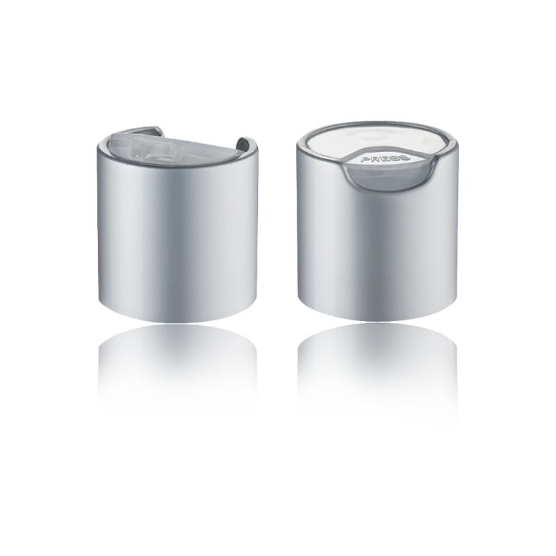 Klasikong maliwanag na pilak na push-type na kosmetiko na Disc Cap-HY-Q03A