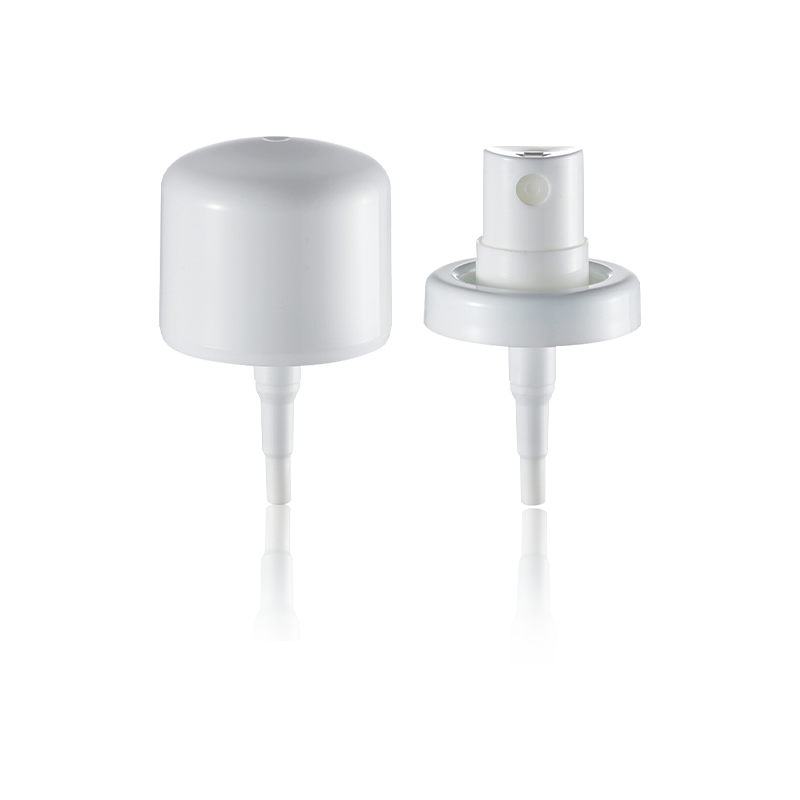 HY32B-53-1 cosmetic white spray pump 32/410 full cap